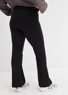 Byxa med utsvängda ben i stretchig bomullsmix, bonprix