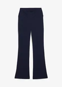 Byxa med utsvängda ben i stretchig bomullsmix, bonprix