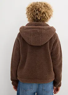 Jacka i teddyfleece, bonprix