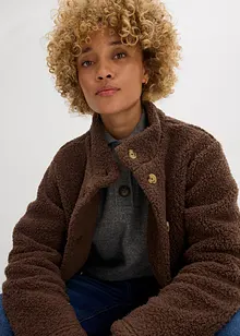 Jacka i teddyfleece, bonprix