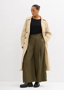 Byxa med spänne i sidan, av viskosmix, bonprix