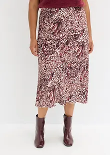 Satinkjol med struktur, bonprix