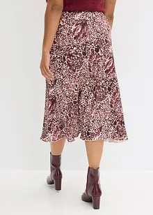 Satinkjol med struktur, bonprix