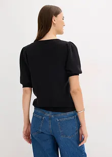 Tröja med rosettapplikation, bonprix