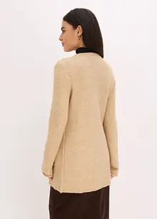 Stickad kappa med paljetter och glansiga trådar, bonprix