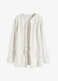 Stickad kappa med paljetter och glansiga trådar, bonprix