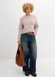 Oversizetröja av material med struktur, bonprix