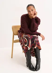 Tröja med rosettapplikation, bonprix