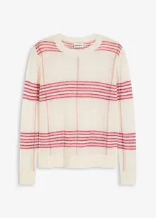 Skön, stickad tröja med fårull och alpackaull, bonprix