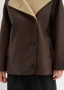 Jacka i lammskinnsimitation, bonprix