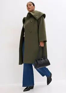 Kappa med yllekänsla och vid krage, bonprix