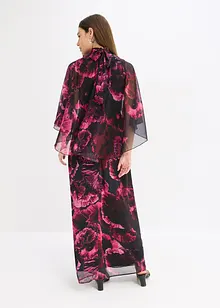 Maxiklänning av tunn chiffong, bonprix