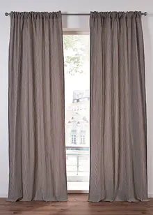Ogenomskinlig gardinlängd i ekologisk bomull (1-pack), bonprix