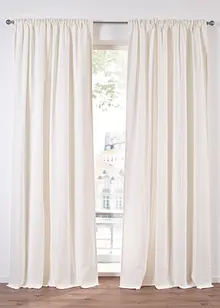 Gardinlängd i ekologisk bomull, normal och extra lång (1-pack), bonprix