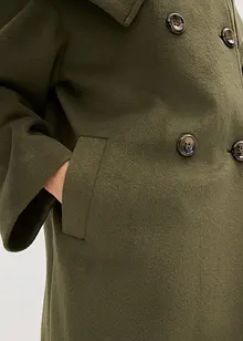 Kappa med yllekänsla och vid krage, bonprix