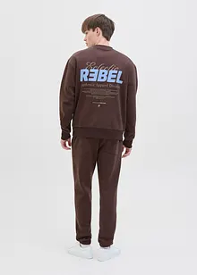 Sweatshirt med tryck på ryggen från JJ REBEL, J&J Rebel