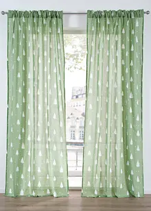 Gardin av ekologisk bomull (1-pack), bonprix