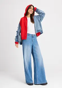 Sweatshirtjacka i oversizemodell, bonprix