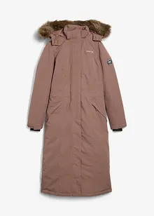 Vattentät funktionskappa med fuskpäls, bonprix