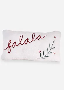 Prydnadskudde med jultext, bonprix