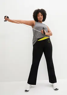 Utsvängd sportbyxa i bomull, bonprix