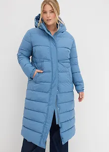 Lång täckkappa med huva, bonprix