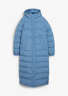 Lång täckkappa med huva, bonprix
