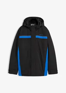 Vattentät funktionsjacka med avtagbar huva, bonprix