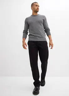 Finstickad tröja med återvunnen bomull, bonprix