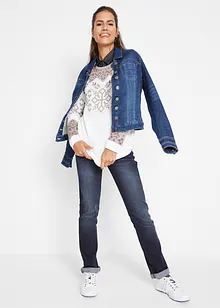 Mönstrad tröja, bonprix