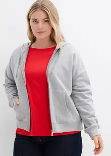 Sweatshirtjacka i oversizemodell, bonprix