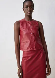 Väst av lammnappa, bonprix