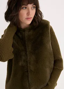 Väst i pälsimitation, bonprix