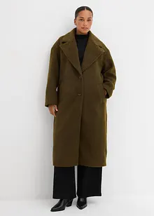 Enkelknäppt oversizekappa, bonprix