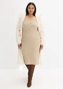 Stickad klänning, bonprix