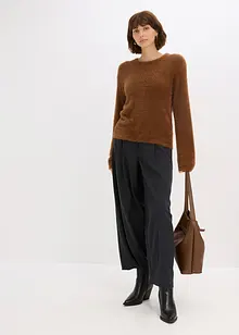 Tröja med plyschkänsla, bonprix