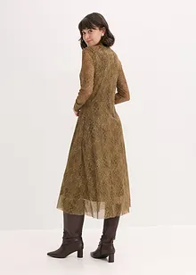 Mellanlång klänning, bonprix