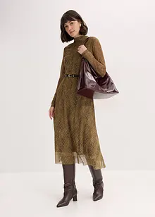 Mellanlång klänning, bonprix