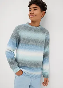 Grovstickad tröja med olika färgnyanser, bonprix
