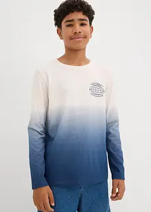 Långärmad topp av ekologisk bomull, bonprix