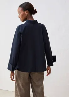 Blus med sidenandel, bonprix