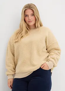 Teddyfleecetröja, bonprix