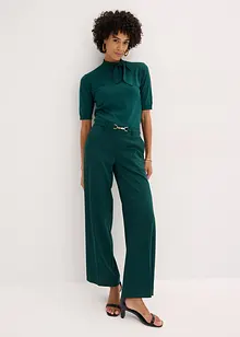 Marlenebyxa med dekorativ skärpdetalj, bonprix