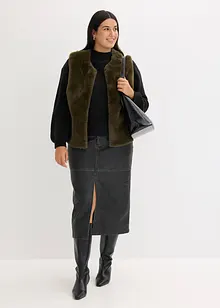 Väst i pälsimitation, bonprix