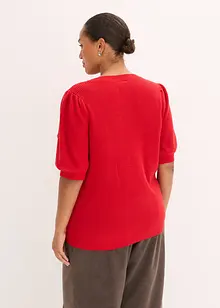 Tröja med rosettapplikation, bonprix