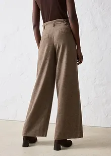 Vid byxa med gubbveck och ull, bonprix