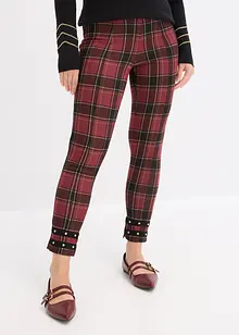 Jeggings med guldiga nitar, bonprix