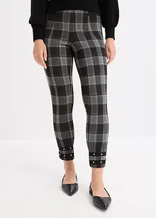 Jeggings med guldiga nitar, bonprix
