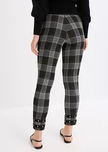 Jeggings med guldiga nitar, bonprix