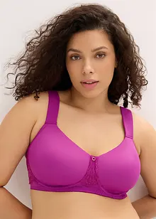 Formpressad BH utan bygel, med vadderade axelband, bonprix